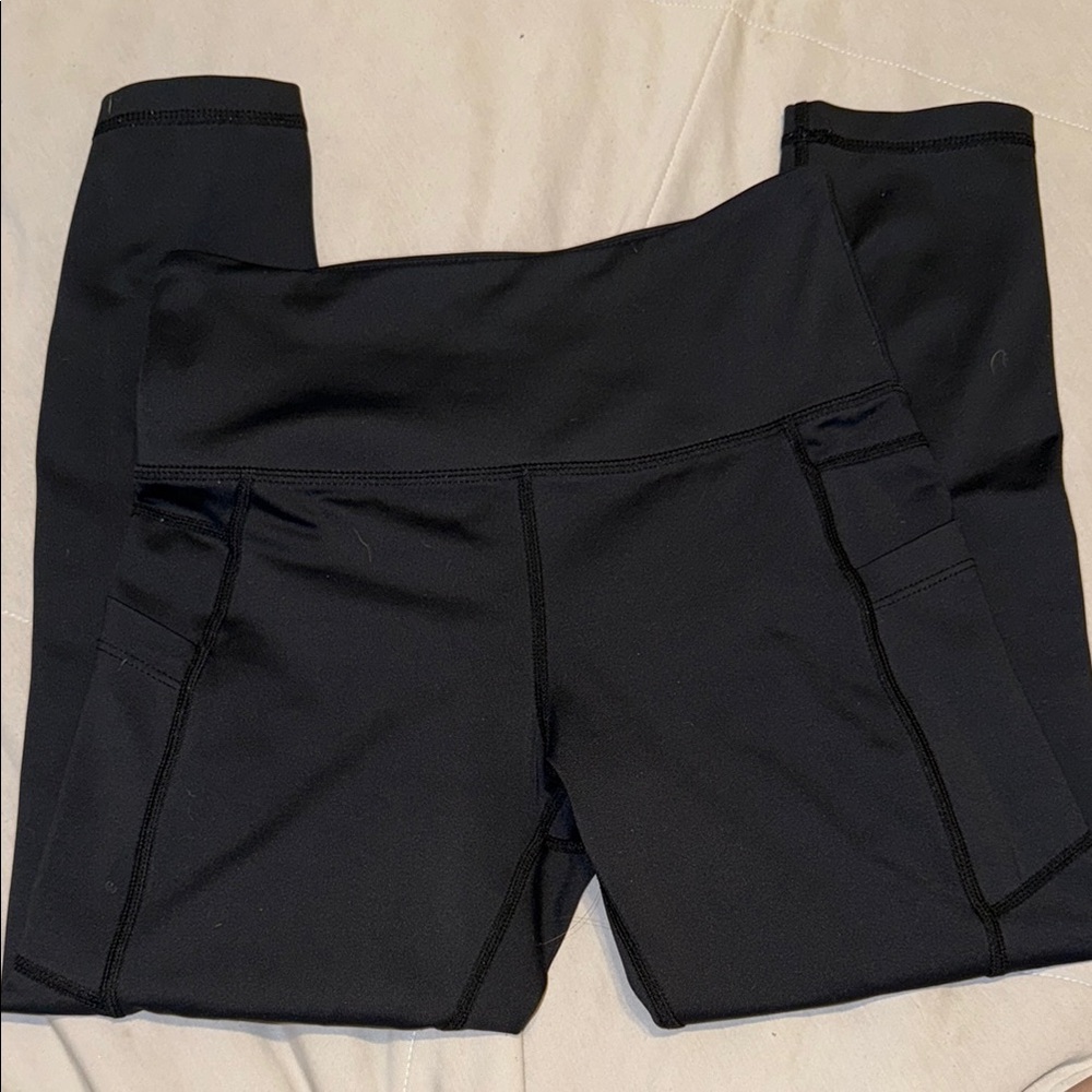 ZYIA Black High-Waisted Performance Leggings